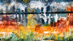 A detail image of "Urban Spotlight" by Rocco Pisto.